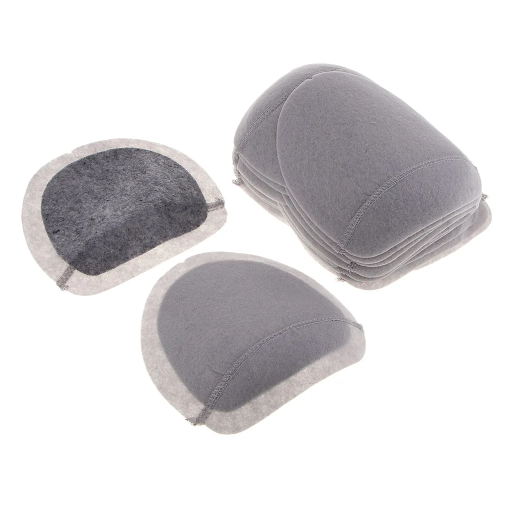 10 Pair Soft Cotton Suits Sponge Shoulder Pads Sew-In Padding Sponge Shoulder Pad for Suit T-Shirt Coat Clothes Sewing Accessory