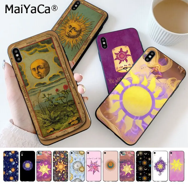 MaiYaCa Tangled princess sun moon Phone Cover for Apple iphone 11 pro 8 7 66S Plus X XS MAX 5S SE XR Cases fundas