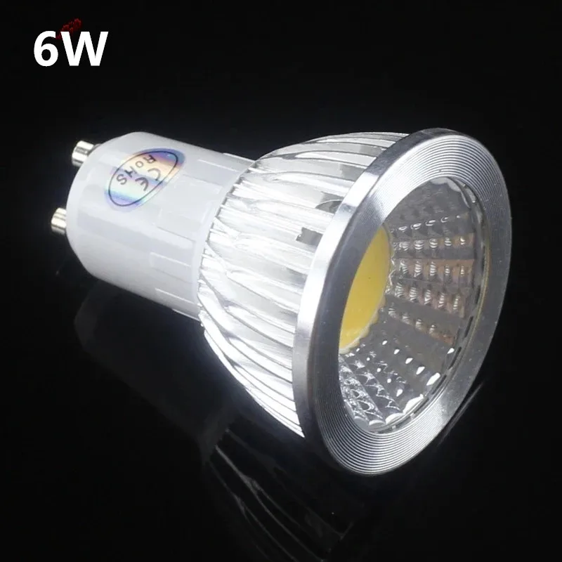 Super Bright LED Spotlight Bulb GU10Light Dimmable Led 110V 220V AC 6W 9W 12W LED GU5.3 GU10 COB LED lamp light GU 10 led GU5.3