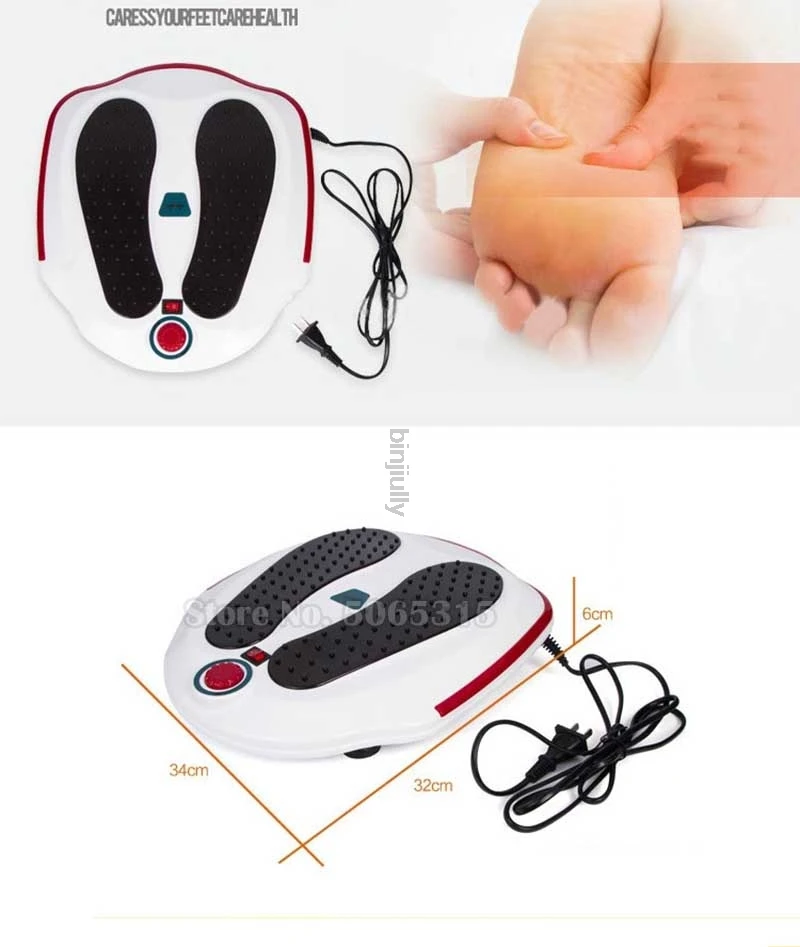 Small foot massager vibration hot compress foot therapy machine massage foot machine heat foot points 220V