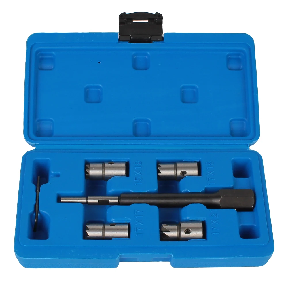 Auto Repair Tools Diesel Injector Seat Cutter set 6/8/11pcs/set Car Accessories Carbon Removal Cleaner Tool Universal