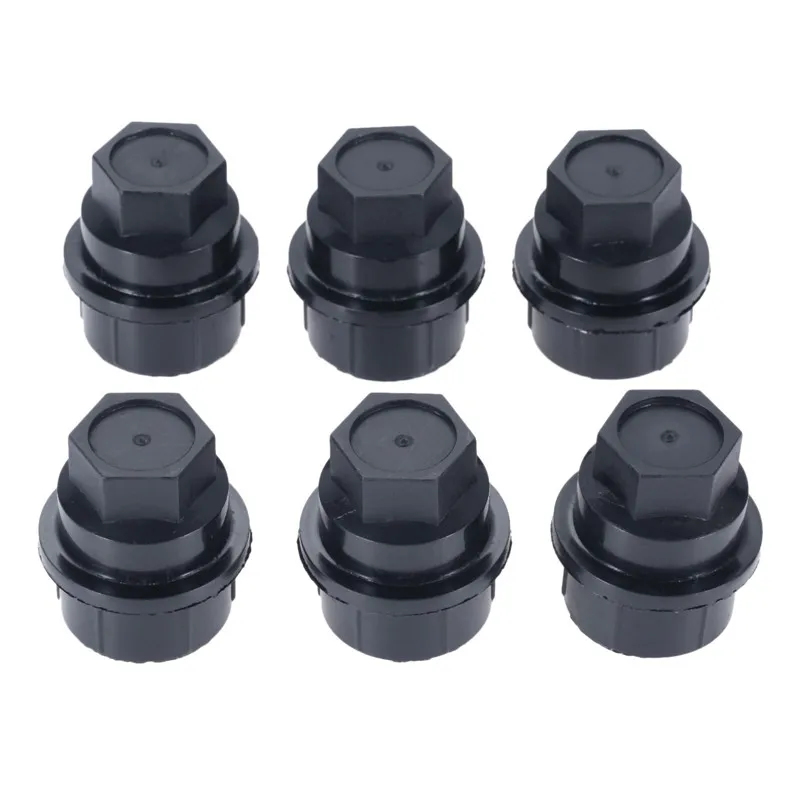 

Mgoodoo 6pcs Black Wheel Nut Cap Covers for Chevrolet GMC Part# 15646250 Auto Fastener & Clip 1999 Escalade