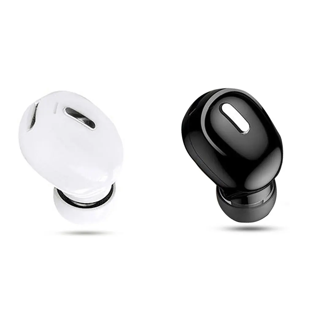Earphone 5.0 Nirkabel In-Ear Mini Headset HiFi Mikrofon Earbud Olahraga Earphone Bebas Genggam untuk Huawei untuk Iphone