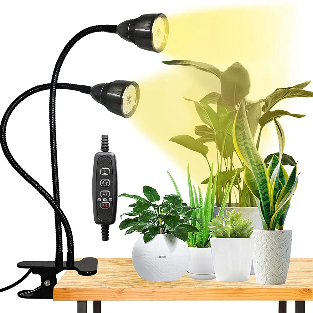 Full Spectrum LED Grow Light 3 Lighting Modes USB Plant Light Dimmable Timer LED Lamp For Plants Seedlings Flower Indoor Phyto