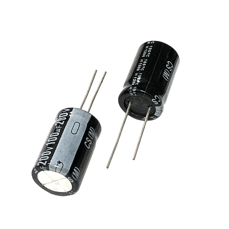 200V100uf 16x25mm Aluminum Electrolytic Capacitor 200v 100uf 200wv 200vdc 100mf 100MFD 22uf 33uf 47uf 68uf 220uf 330uf 200v