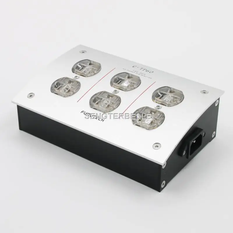 Hifi E-TP60 주 전원 분배기 US 15A 콘센트 금도금 오디오 등급 콘센트