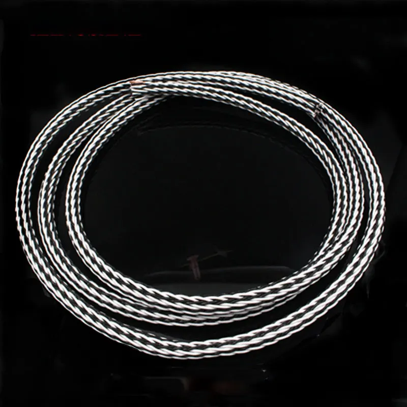 8TC 7N OCC Pure Copper Speaker Cable Hi-End Audio Speaker Wire Loudspeaker Cable