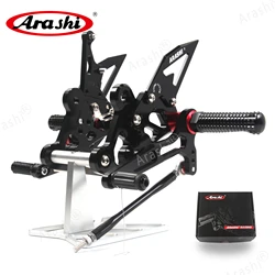 Arashi GSR750 2011-2017 CNC Rider Rearset For SUZUKI GSR 750 2011 2012 2013 2014 2015 2016 2017 Adjustable Footrests Foot Pegs