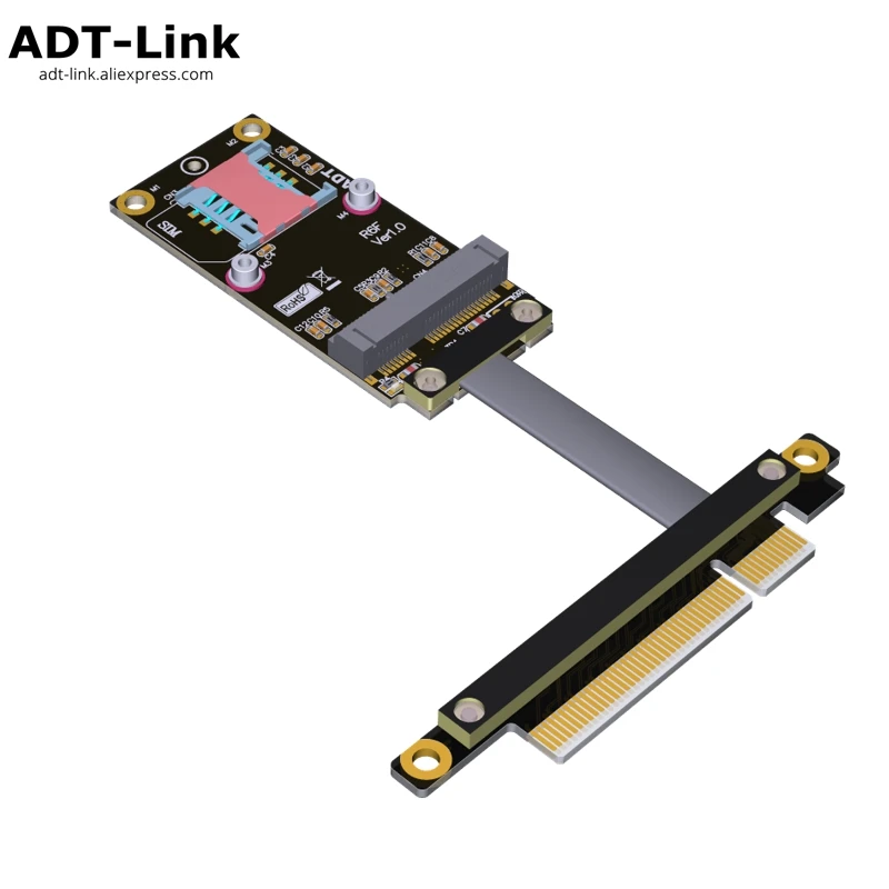 

PCIe x8 mini-PCIe extension transferred Cable , PCI express 3.0 8x mini PCIe wireless card mpcie adaper ADT-LINK