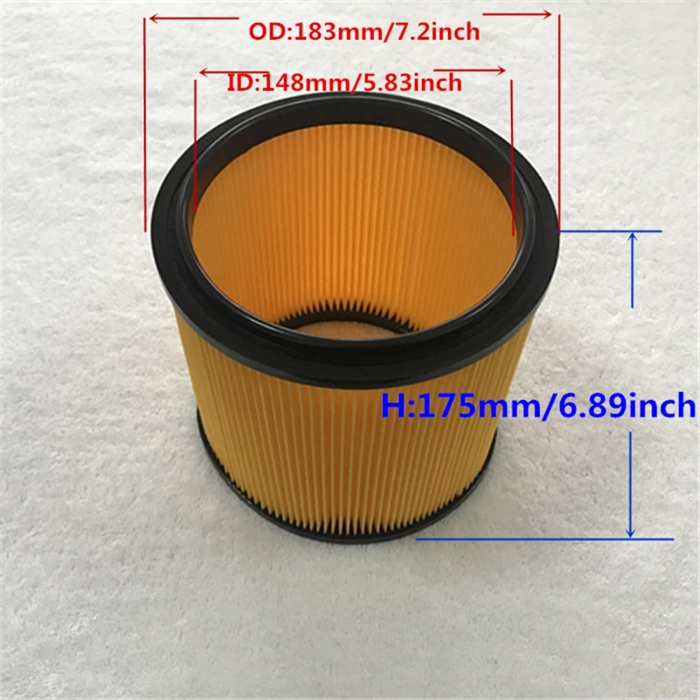 1PCS Filter compatible with Sealey Vacuum Cleaner PC200 PC300 PC200CFL hoover Locking Cartridge