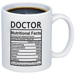 Doctor gift Mug 11oz white ceramic nurse gift coffee mug Travel tea milk cups hospital worker Gift mugs