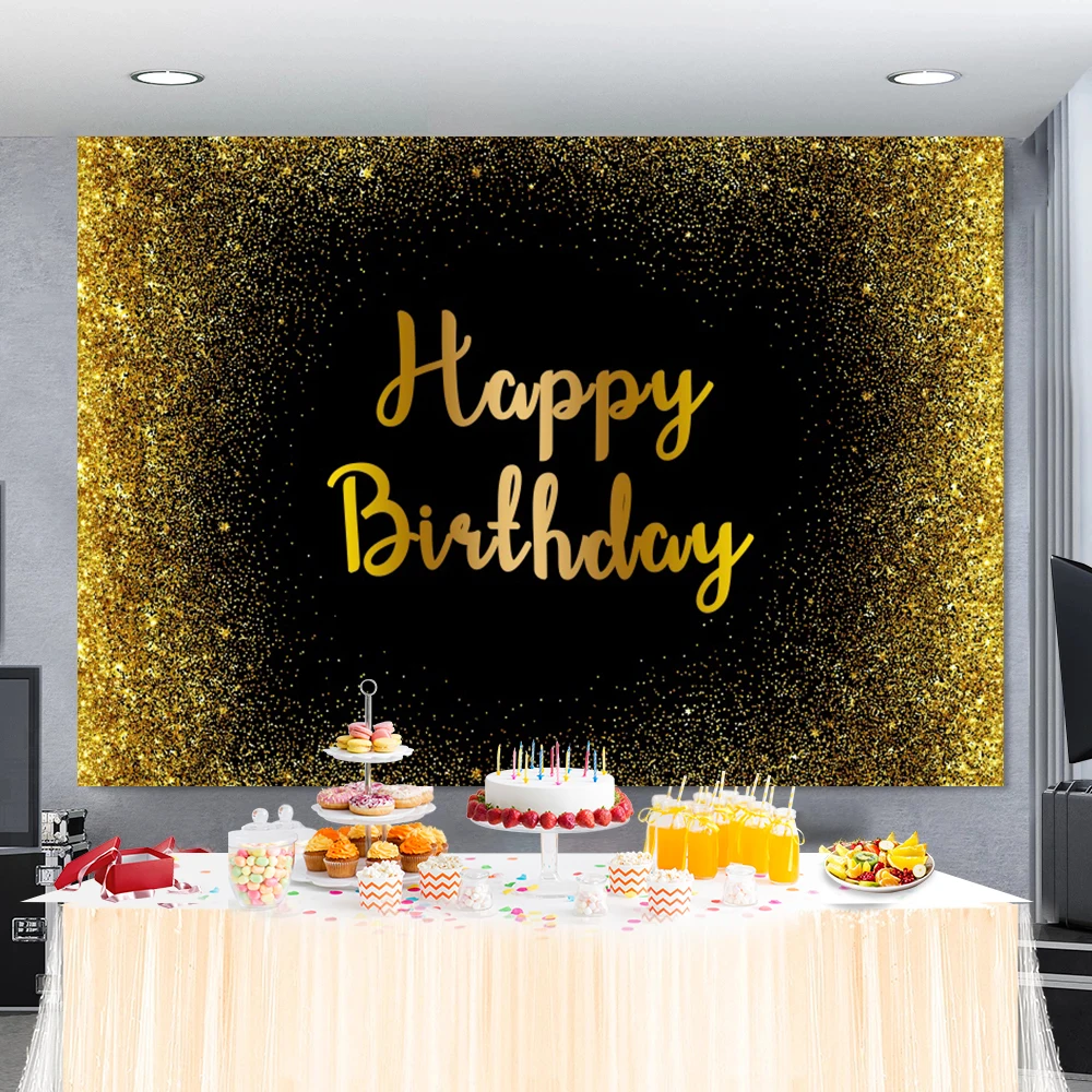 Laeacco 20 30 40 50th Sinh Nhật Bạc Thái Lấp Lánh Kim Cương Áo Chấm Bi Xanh Dương Hoàng Tử Ảnh Phông Nền Chụp Ảnh