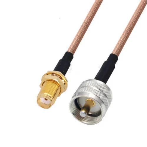 NEW RG178 Cable Kabel SMA Female to UHF PL259 Male adapter Pigtail Coaxial RF jumper cable 0.1m0.5m1m2m