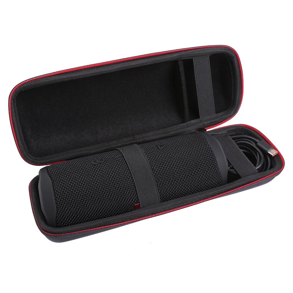 

2021 NEW Travel Portable Protective Carrying Case Hard Shell Storage Bag Pouch Cover with Carabiner for JBL Flip 5 Flip5 Speaker