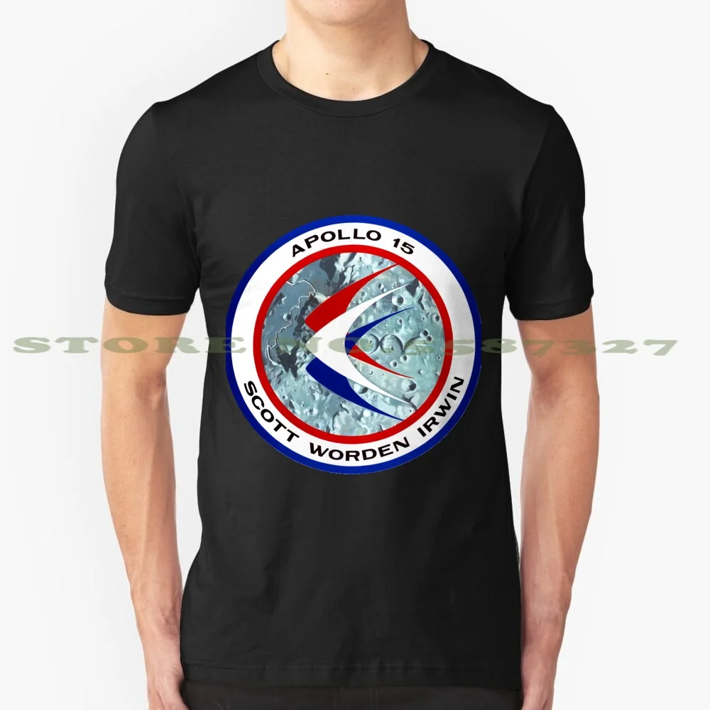 Camiseta 100% algodón con logotipo de misión Apollo 15, programa Apolo, proyecto Gemini, Apollo1, Apolo 7, Apolo 8, Apolo 9