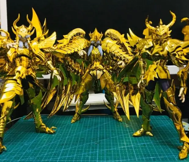 chuanshen cs EX Rhadamanthys Wyvern Garuda Aiakos Griffon Minos electroplate gold ver. action figure Hades Specters Metal Armor