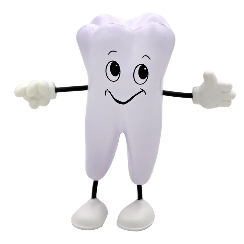 1 szt. Squeeze-figure Squeeze zabawka dentysta prezent miękka pianka z PU kształt modelu 12.5cm klinika stomatologiczna stomatologia pozycja