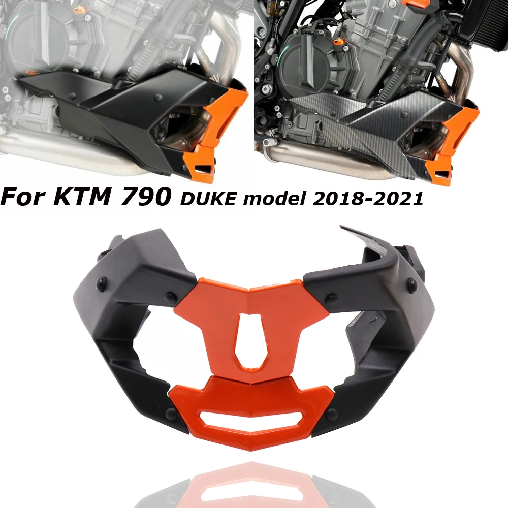 

Черный передний спойлер двигателя мотоцикла, защитный чехол, подходит для 790 2018-2021 2019 2020