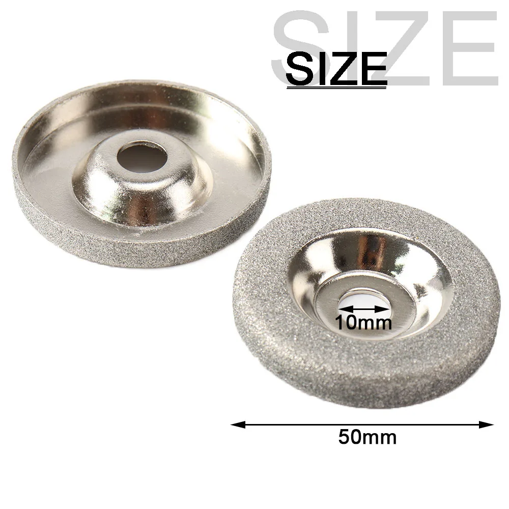50 mm Diamant-Schleifscheibe, 2 Zoll Emery-Fräser für Schleifmaschinen-Zubehör, rotierendes Schleifwerkzeug, Körnung 150/180/320 – Detail 2
