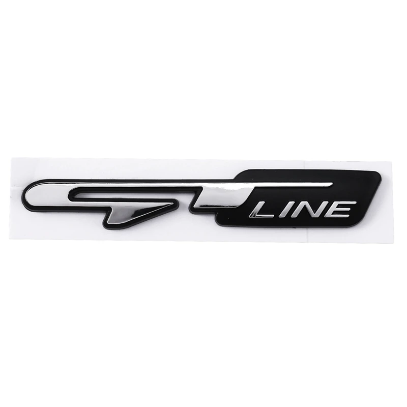 Cool 3D Car Style Sticker Gt Line Letters Sticker For Kia Rear Trunk Fender Car Doors Stickers Gt Line