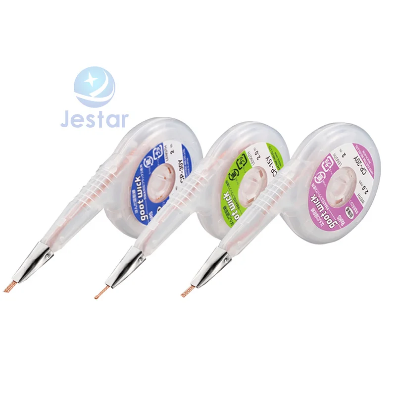 CP-15Y CP-20Y CP-30Y 2M GOOT MSDS حزمة موزع الفتائل مع فم من الفولاذ المقاوم للصدأ لثنائي الفينيل متعدد الكلور الدقيق RMA بأمان #1