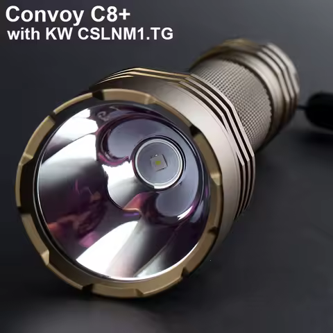 Convoy C8 Plus with KW CSLNM1.TG Led Portable Flashlight Torch 6500K Flash Light High Power 18650 Tactical Lamp Latarka Linterna