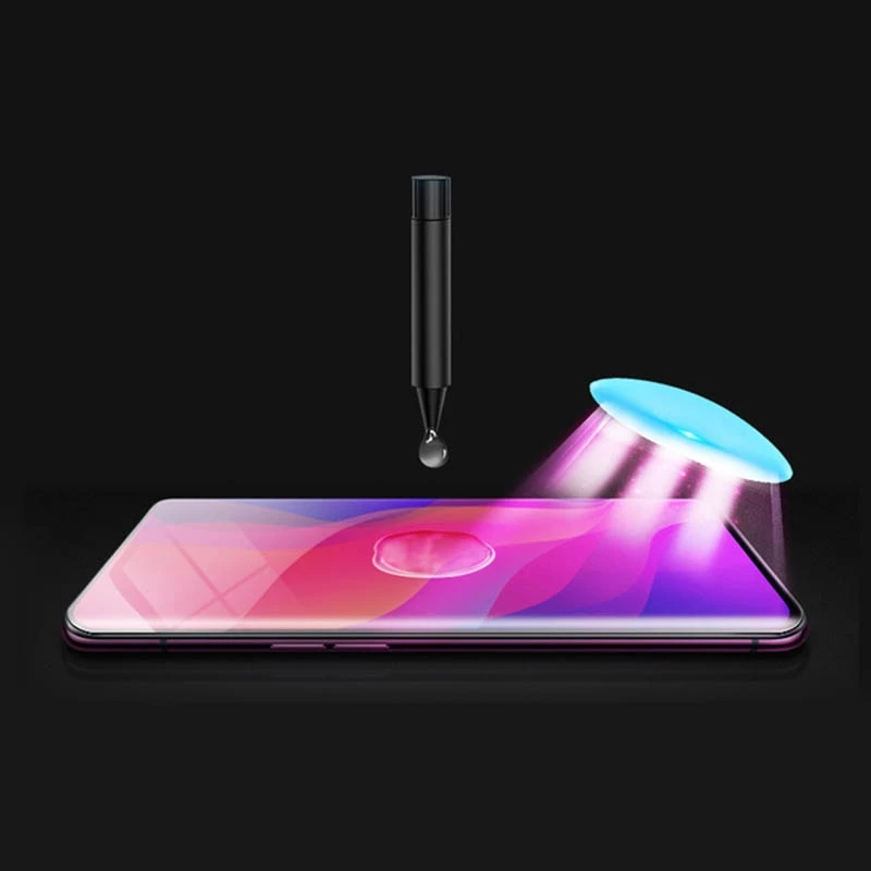 UV Liquid Curved Full Glue Full Screen Tempered Glass for OPPO Find X