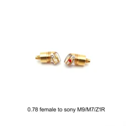 1Pair Super Mini MMCX/0.78MM Female 0.78 To Sony M9/M7/Z1R Headphone Conversion Pin Conversion Head Adapter
