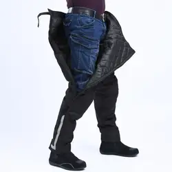 Wind-proof and warm-keeping pants equipment for motorcycle riding pants; fall-proof pants and quick-release pants in winter
