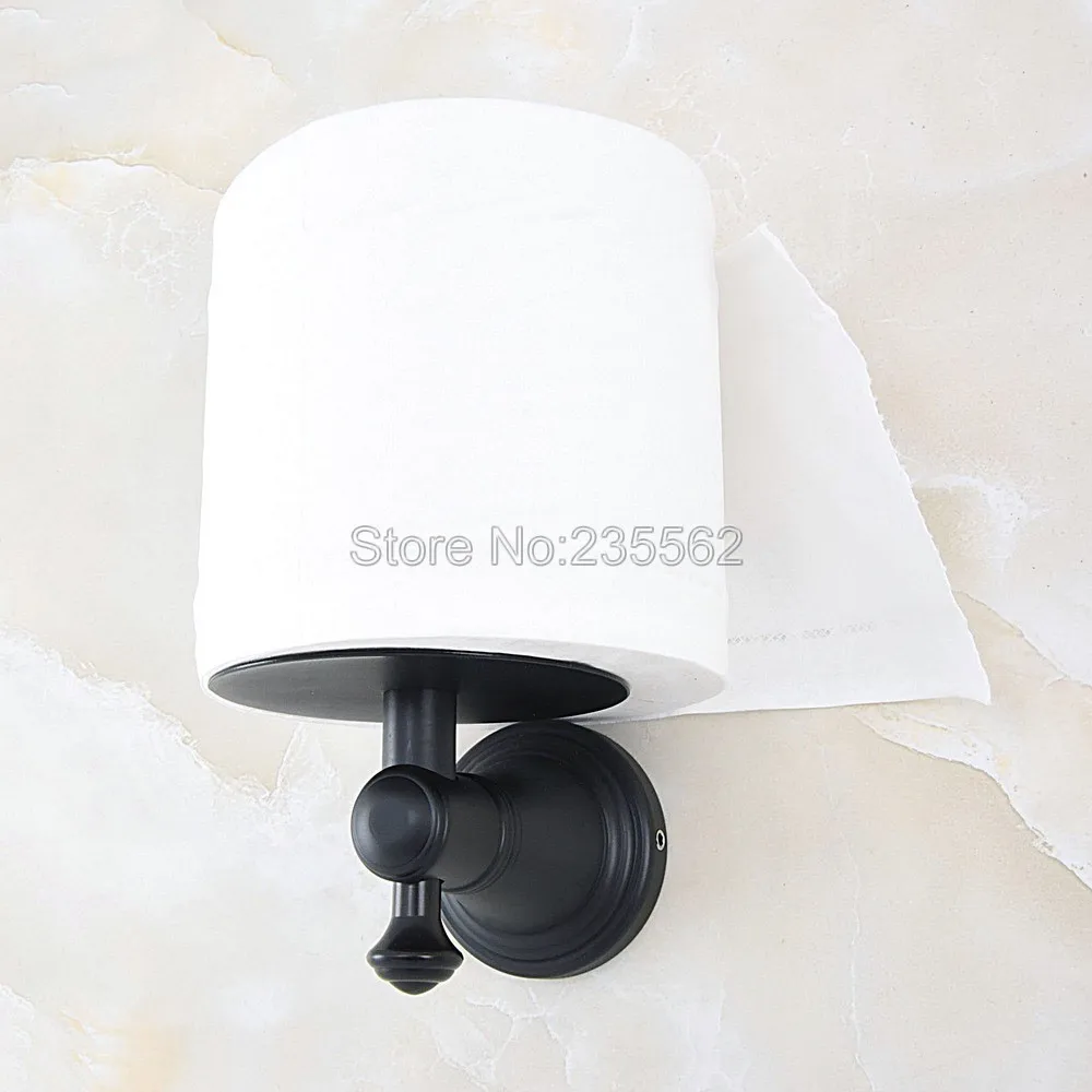 

Black Oil Rubbed Bronze Wall Mounted Bathroom Toilet Paper Roll Holder Tissue Rack Lba818