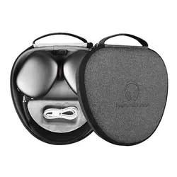 WiWU-Waterproof Smart Case para AirPods Max, Ficar Poder, Carry Bag, Modelo Sleep, Headphone Case protetora