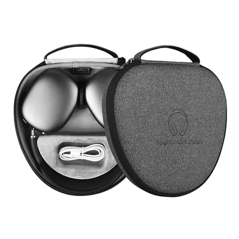 Wiwu capa inteligente à prova d'água para airpods max com bolsa de transporte para airpods max modelo de sono capa protetora de fone de ouvido