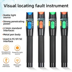 FTTH Localizador Visual de fallas, probador de Cable de fibra óptica, Detector de fallas de fibra, herramienta de prueba VLF 5MW-50MW