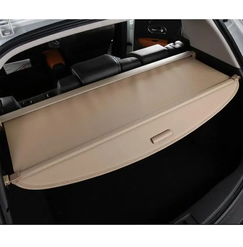 

For Car Rear Trunk Security Shield Cargo Cover Fit For The Honda XRV VEZEL 2015-2018(black beige)