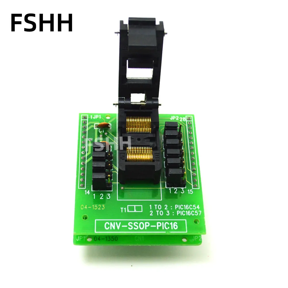 CNV-SSOP-PIC16 مبرمج محول لجميع-11 مبرمج محول SSOP30 إلى DIP28 اختبار المقبس