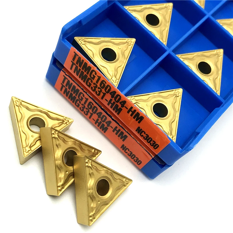 100% Original TNMG160402 TNMG160404 TNMG160408 AK HA H01 HM PC9030 NC3030 External Turning High Quality Lathe Cutter Tools TNMG