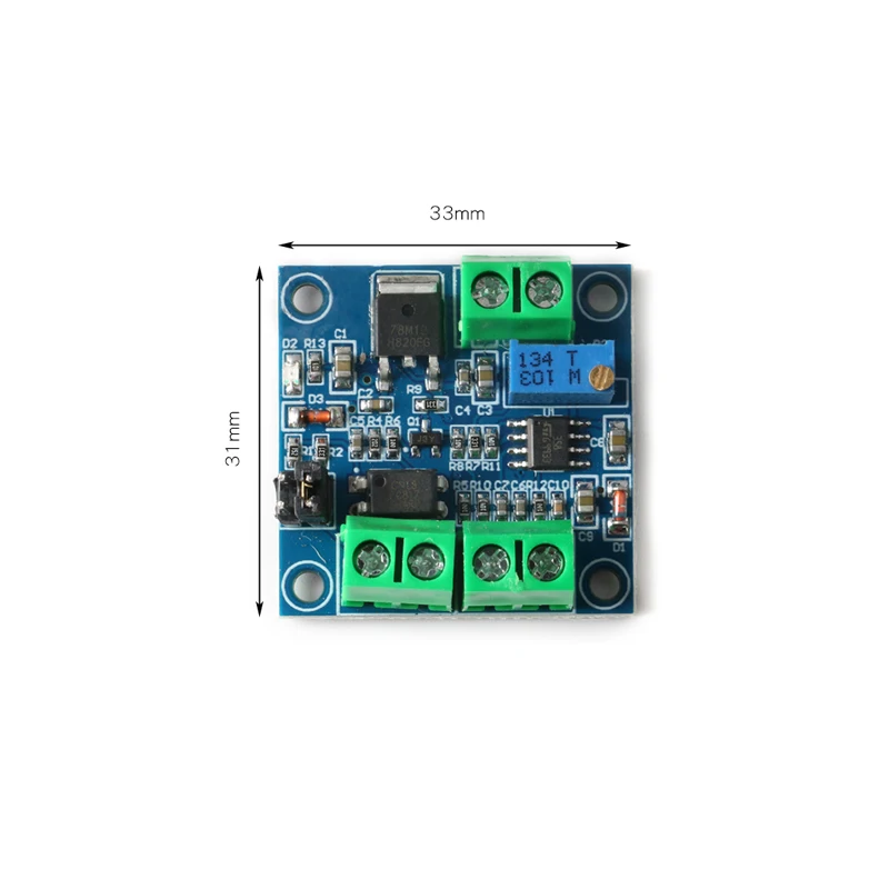 Modulo convertitore da tensione a PWM da 0%-100% a 0-5V 0-10V modulo di potenza regolabile PWM da segnale digitale ad analogico