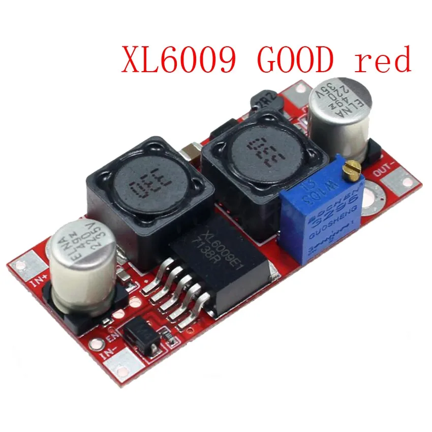 XL6009 Boost convertisseur réglable 15W 5-32V à 5-50V Module d'alimentation DC-DC haute Performance faible ondulation
