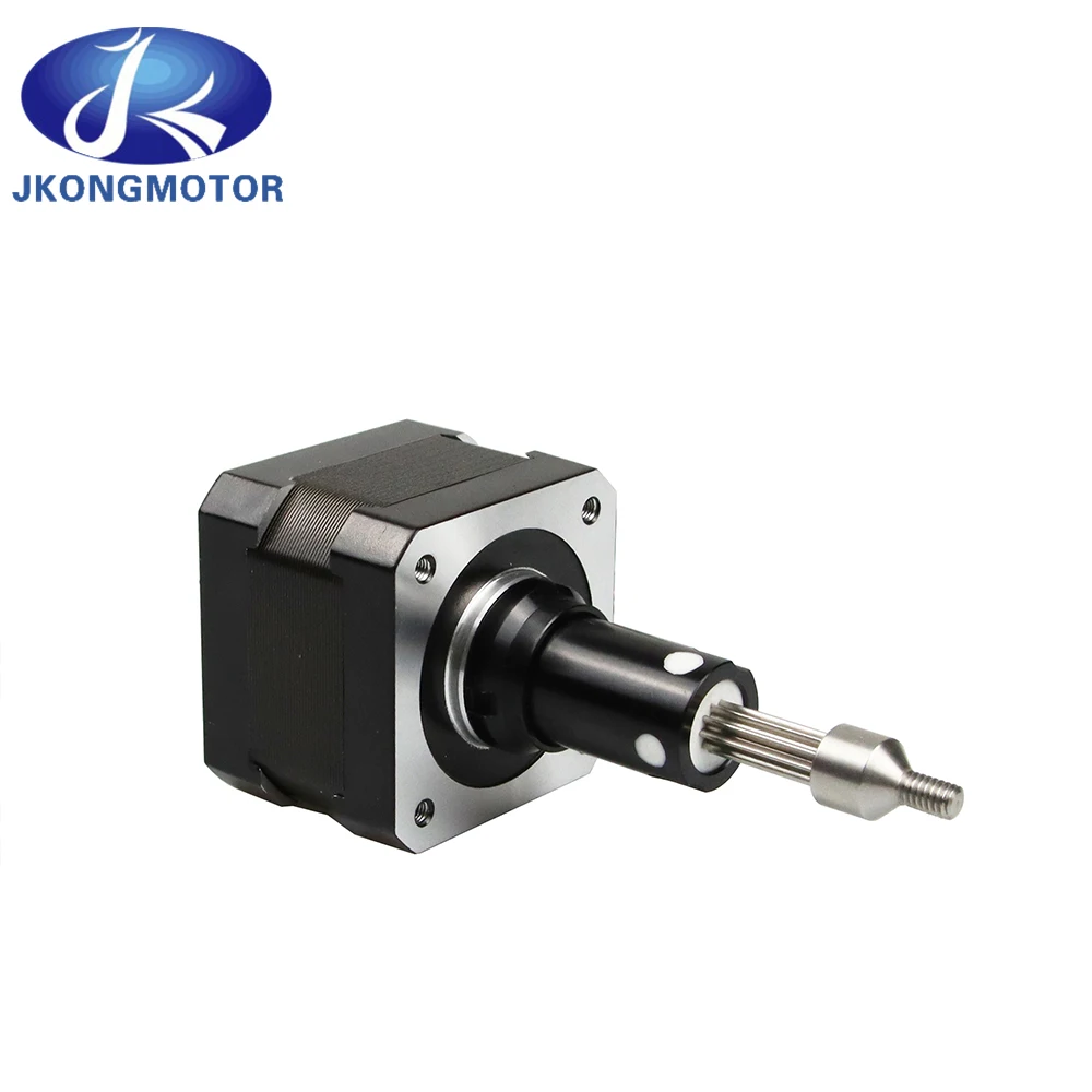 Imagem -05 - Atuador Linear Cativo Híbrido da Fase 5v 0.7a Nema 17 de Jkongmotor 1.8 Graus com Parafuso Rosqueado da Movimentação Jk42h2a5007k422