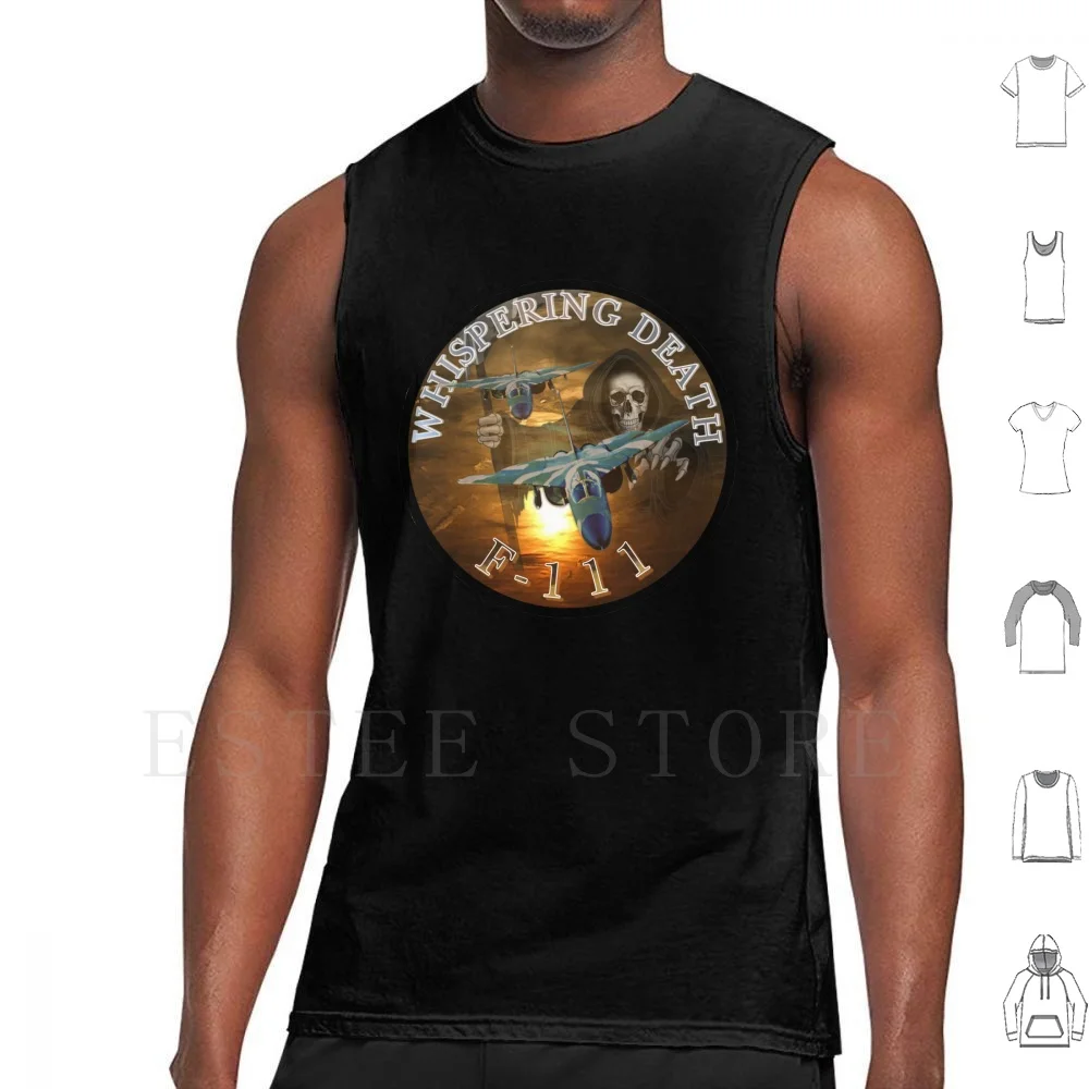 F-111 Bomber Jet Tank Tops Vest F 111 Air Force Fighter Jet Aviation Plane Flying Usaf Pilot Airplane
