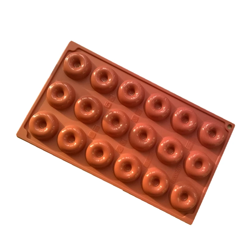 1pc Donuts Silicone Mold 6/18/28 Cavity Kitchen Accessories Baking Tool Chocolate Pastry Cake Molds Cake Decoration Baking Tray