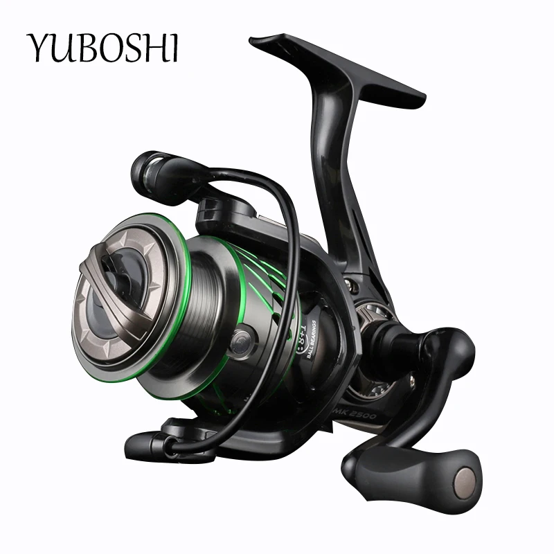 

YUBOSHI Spinning Reel MK1500/2500 8+1BB Fishing Reel 5-7KG Max Drag 5.2:1/6.2:1 Gear Ratio Freshwater Saltwater Fishing wheel