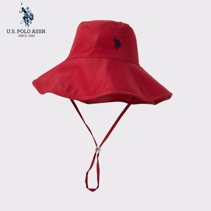 Us Polo Assn Four-color Male And Female Fisherman Hat Sun Protection Polo Hat Summer Casual Fashion Wild Outdoor Shade Basin Hat