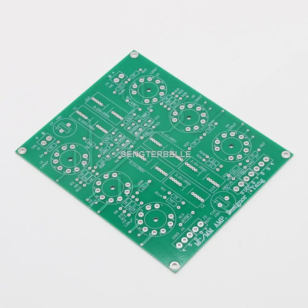 1pcs No Feedback MM / MC Phono Amplifier Bare PCB Base On Sansui High-Level MM