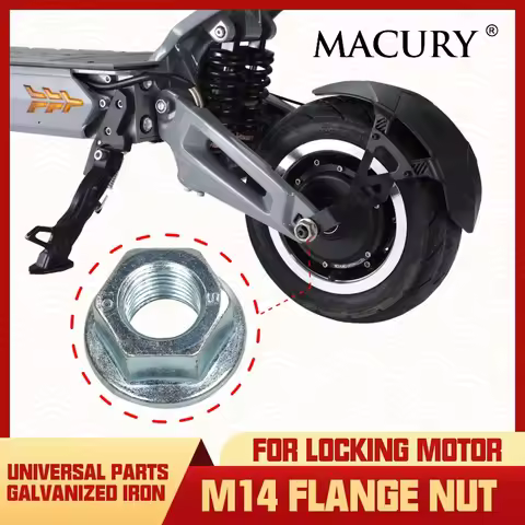 Universal M14 Iron Flange Nut for ZERO 10X 11X VSETT 10+ 11+ Kaabo Wolf Warrior King Electric Scooter To Fix Motor Axle &amp; Fork