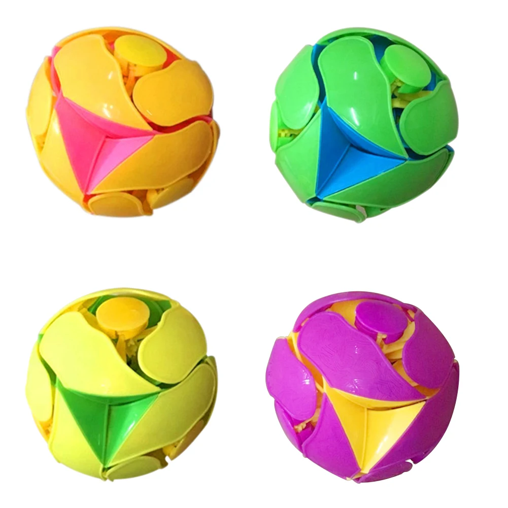 8cm Magic Ball Color Flipping Ball Pitch Color Switch Ball Child's Birthday Gift Magic Ball Toy Hand Throw Random Color Shipping