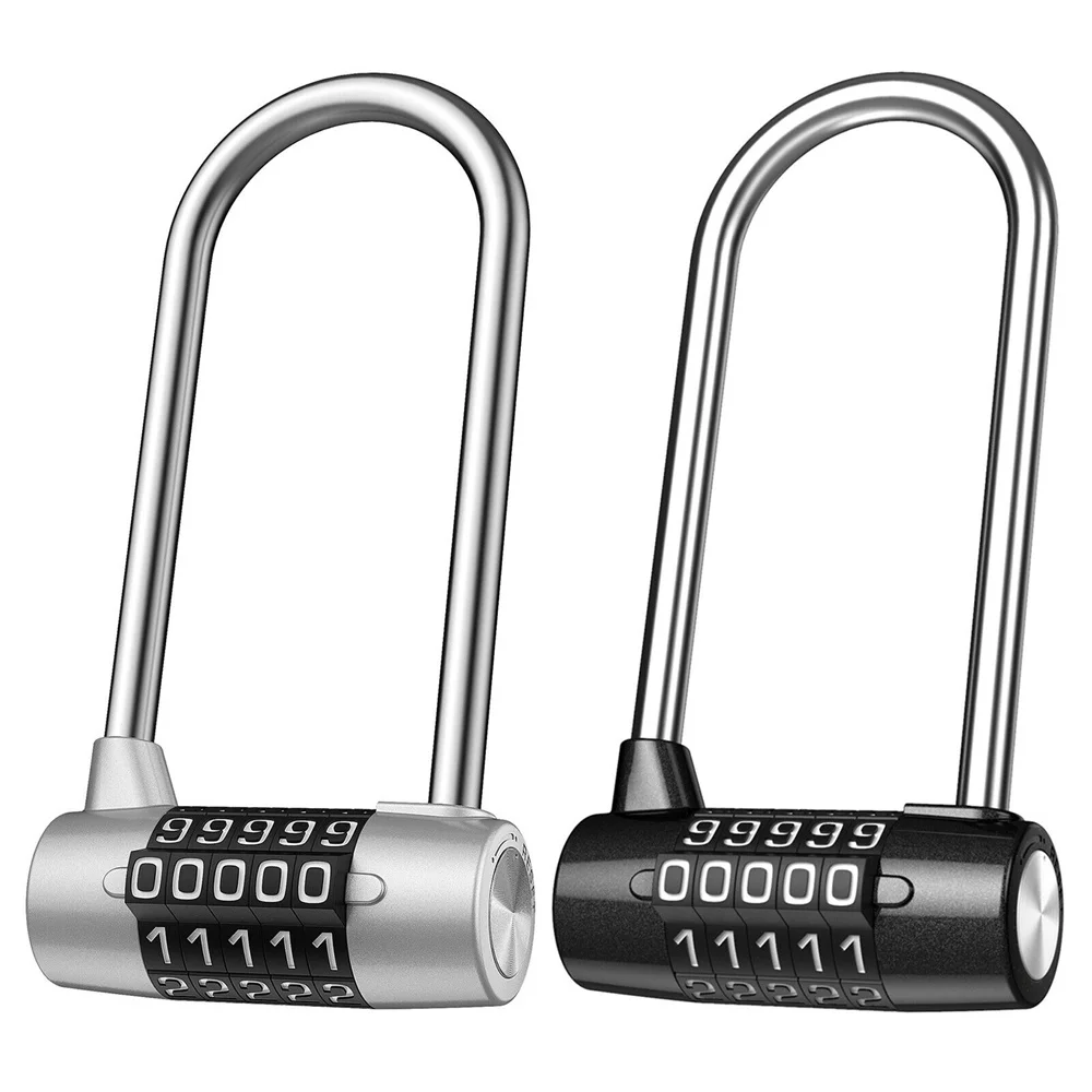 

5-Digit Combination Padlock 118mm Heavy Duty Outdoor Security Code For Door Suitcase Bag Package Cabinet Locker