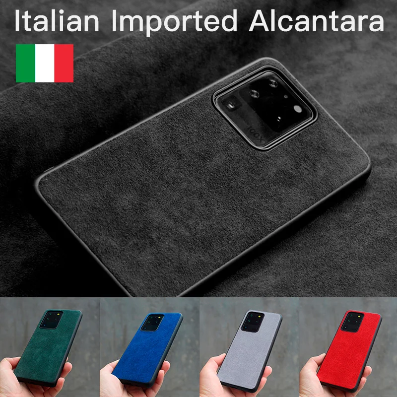 Suitable for Samsung Galaxy S20 Ultra S10 9 8 20+ Note20 10 Plus 5g Fashion Luxury Artificial Leather Business Phone Case