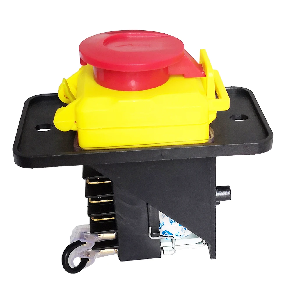 HCK3 Sakelar Tombol Tekan Elektromagnetik Tahan Air Sakelar Tombol Tekan Industri untuk Alat Listrik Desktop 400V 10Pin 250V 8Pin