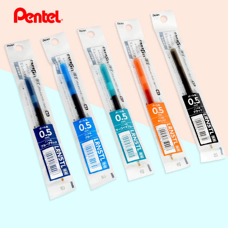 

12 шт./кор. Pentel XLRN5TL гелевая заправка подходит для BLN75TL без утечки чернил письмо плавное письмо принадлежности